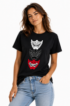 Japanese Oni Mask T-Shirt – Premium 100% Cotton Graphic Tee