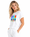 Premium 100% Cotton Aloha Surfboard T-Shirt – Premium 100% Cotton  Heavyweight Tropical Graphic Tee