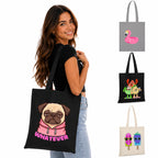Personalised Cotton Tote Bag | 100% Natural Canvas Shopping Bag