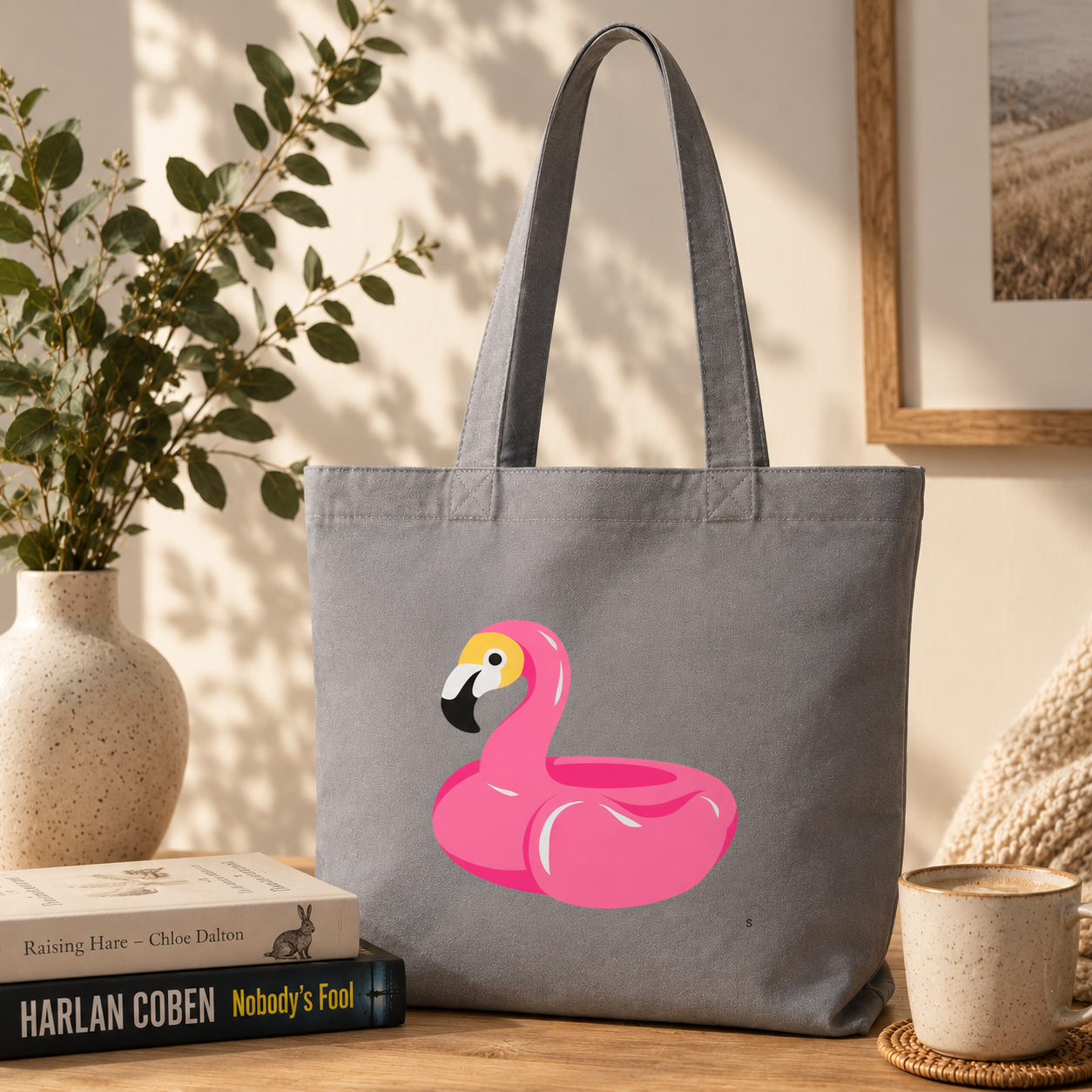 Personalised Cotton Tote Bag | 100% Natural Canvas Shopping Bag