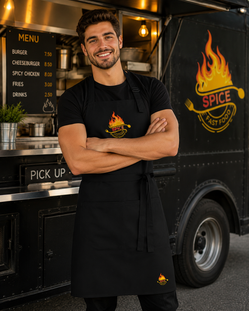 Custom Logo Apron – Professional, Durable & Personalised