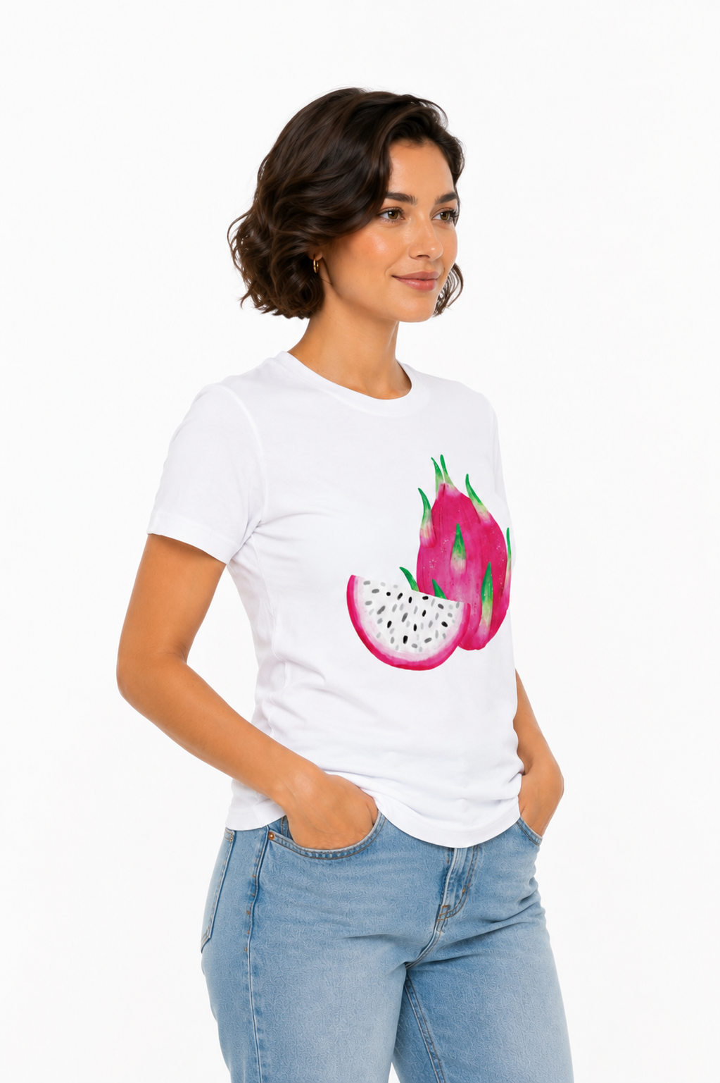 Tutti Frutti Dragon Fruit T-Shirt – Premium 100% Cotton Graphic Tee