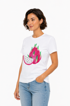 Tutti Frutti Dragon Fruit T-Shirt – Premium 100% Cotton Graphic Tee