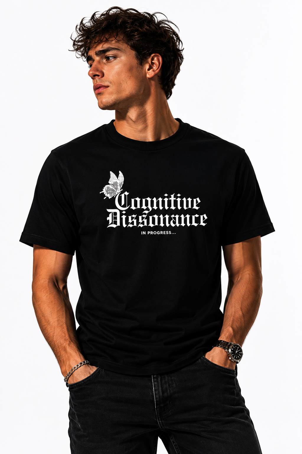 Cognitive Dissonance In Progress T-Shirt | 100% Cotton Graphic Tee