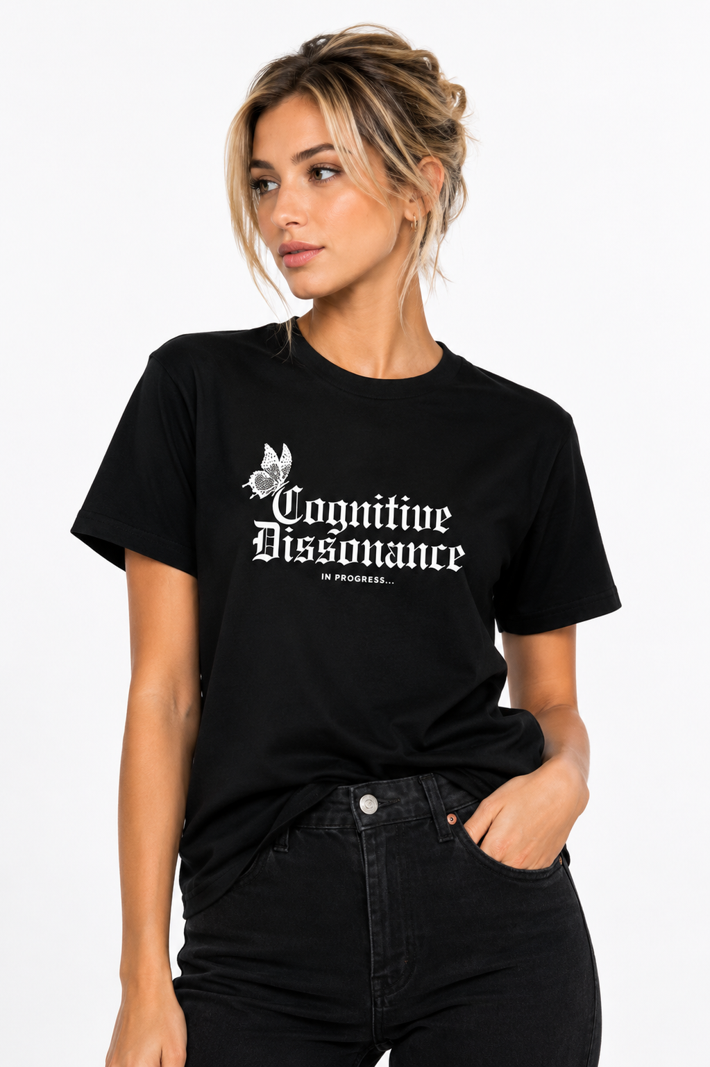 Cognitive Dissonance In Progress T-Shirt | 100% Cotton Graphic Tee