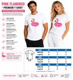 Pink Flamingo T-Shirt – 100% Premium  Cotton Tropical Graphic Tee