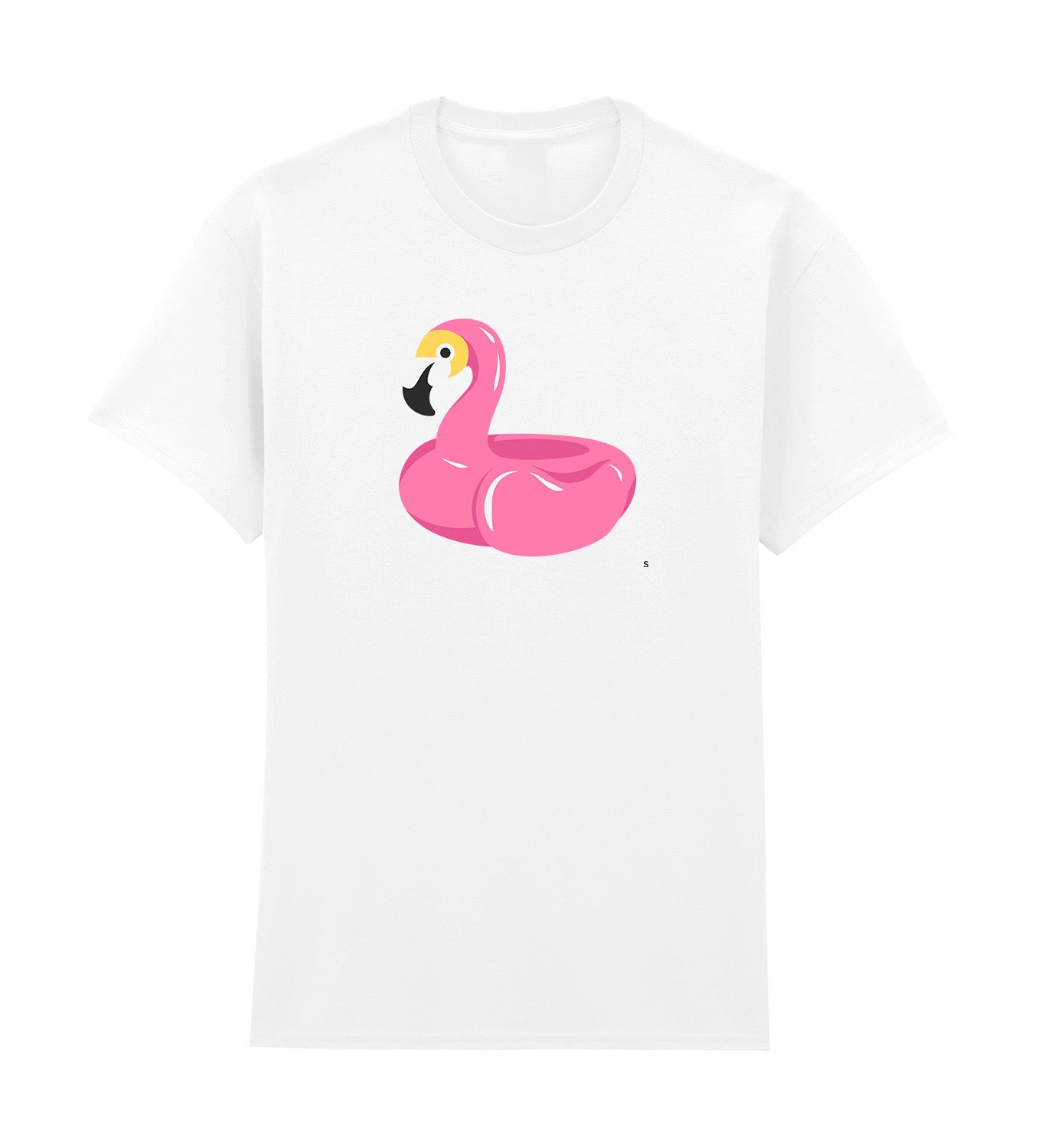 Pink Flamingo T-Shirt – 100% Premium  Cotton Tropical Graphic Tee