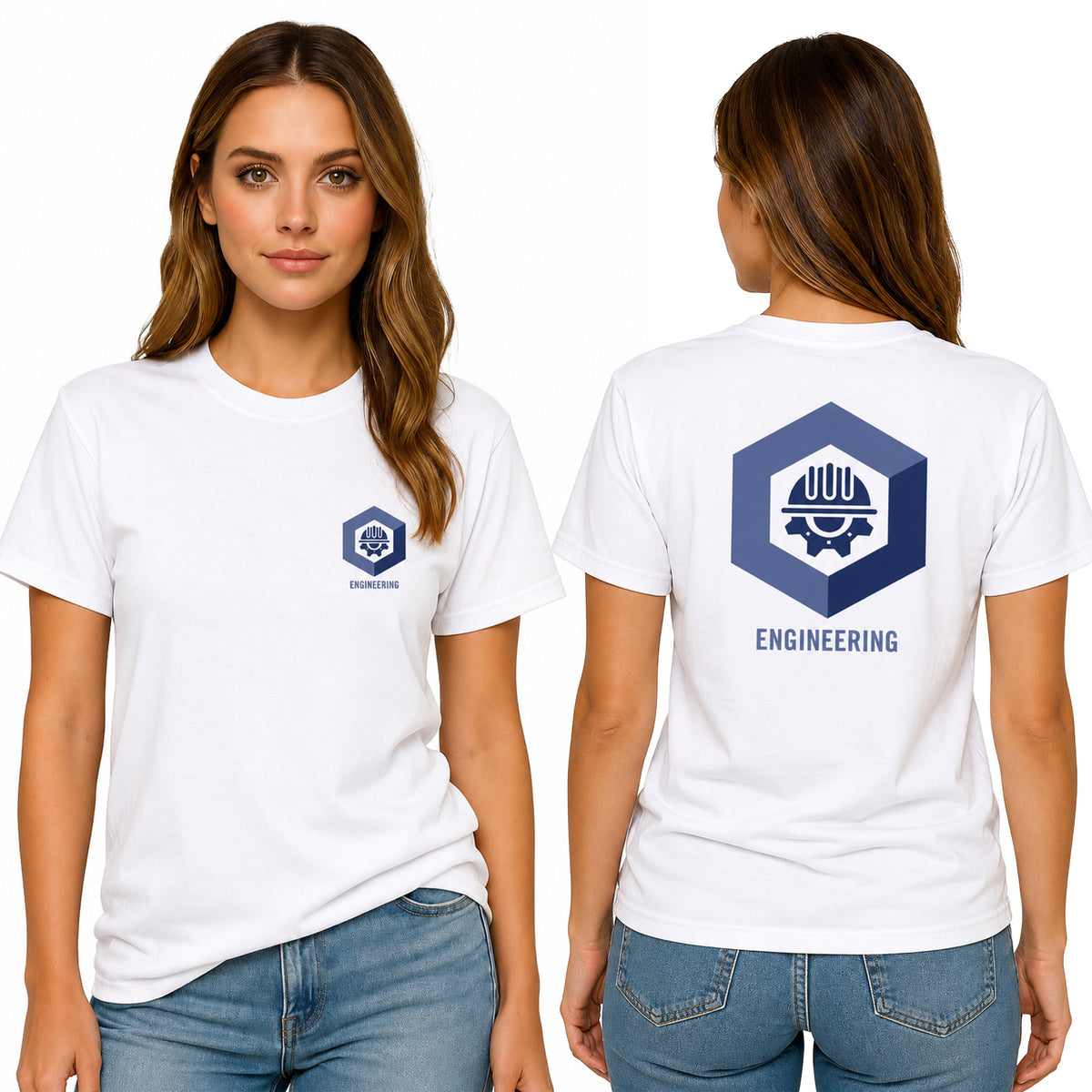 Personalized Cotton T-Shirt 190 GSM – Custom Logo, Image & Text Print