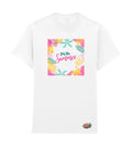 Hello Summer Premium Cotton T-Shirt – Tropical Floral Graphic Tee 🌴☀️🌺