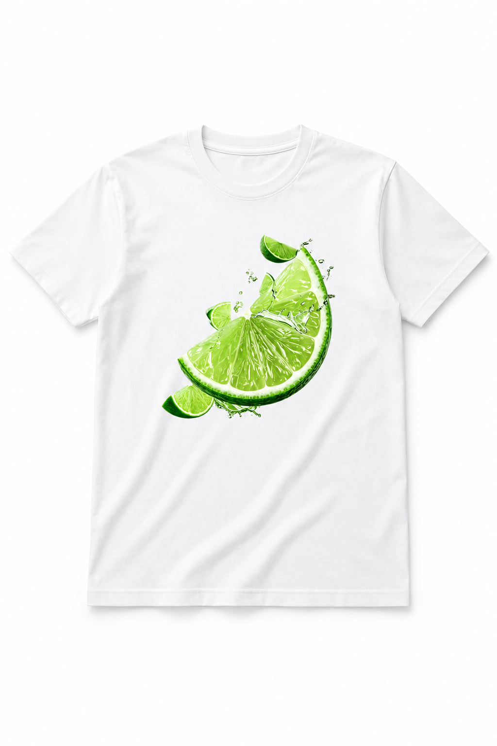 Tutti Frutti Lime T-Shirt – Premium 100% Cotton Citrus Fruit Graphic Tee🍋‍🟩
