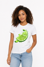 Tutti Frutti Lime T-Shirt – Premium 100% Cotton Citrus Fruit Graphic Tee🍋‍🟩