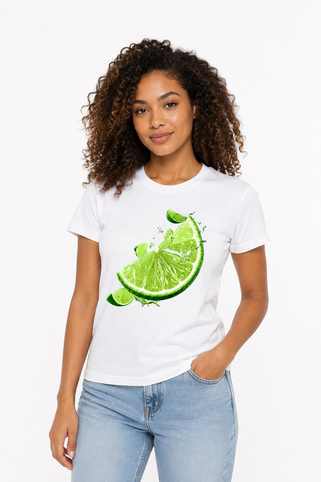 Tutti Frutti Lime T-Shirt – Premium 100% Cotton Citrus Fruit Graphic Tee🍋‍🟩