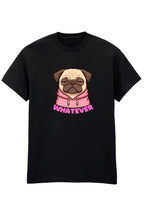 PUG “Whatever” T-Shirt – Funny Dog Graphic Tee, Unisex Premium Cotton Streetwear Shirt
