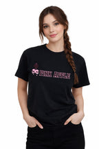 Pink Apple Graphic T-Shirt | 100% Cotton Alternative Fashion Tee