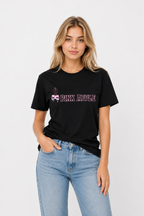 Pink Apple Graphic T-Shirt | 100% Cotton Alternative Fashion Tee