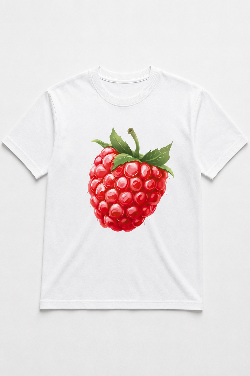 Tutti Frutti Raspberry T-Shirt – Premium 100% Cotton Fruit Graphic Tee