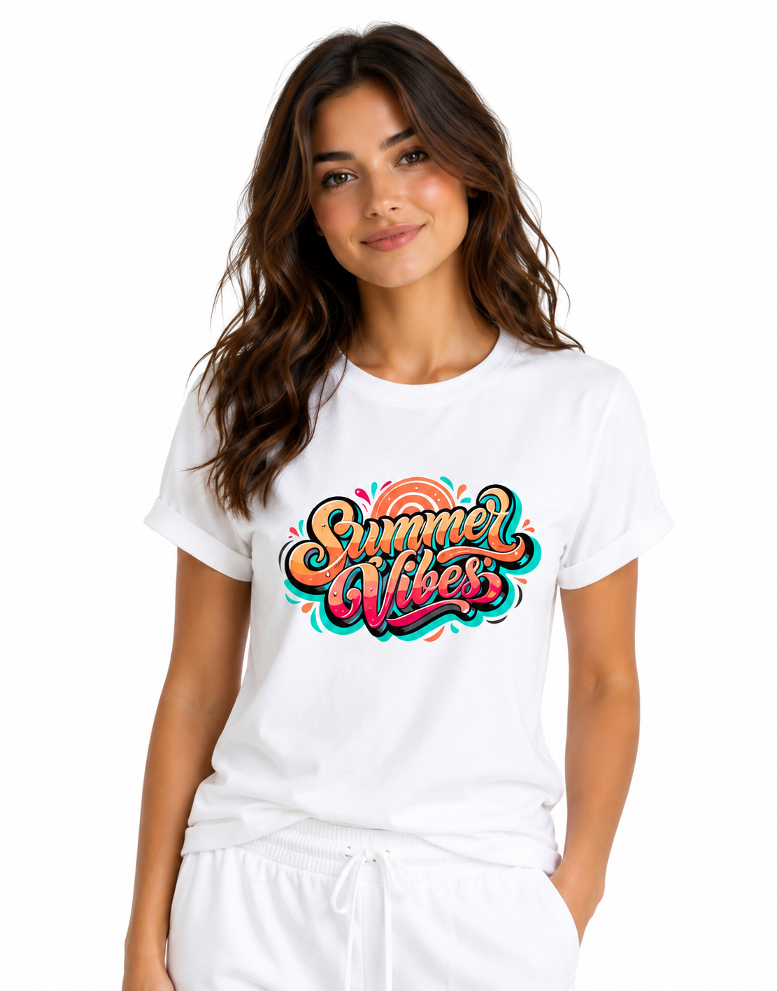Summer Vibes Premium Cotton T-Shirt 🌞🌴☀️🏖️