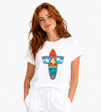 Surfboard Sunglasses Premium Cotton T-Shirt