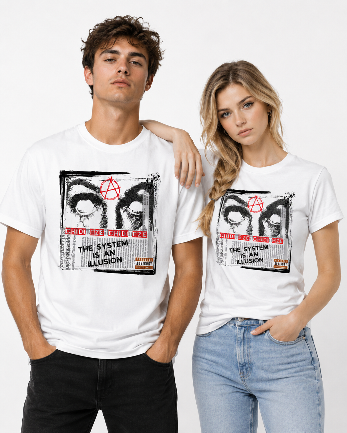 Unisex “The System Is An Illusion” T-Shirt – Streetwear with a Bold Message