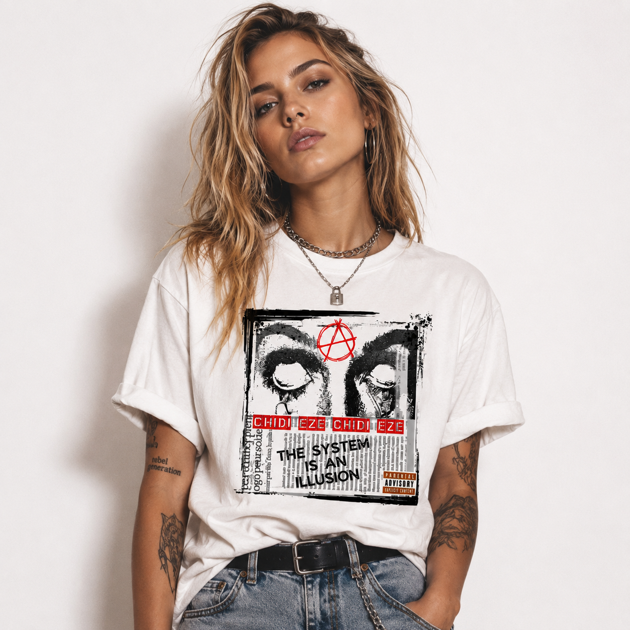 Unisex “The System Is An Illusion” T-Shirt – Streetwear with a Bold Message