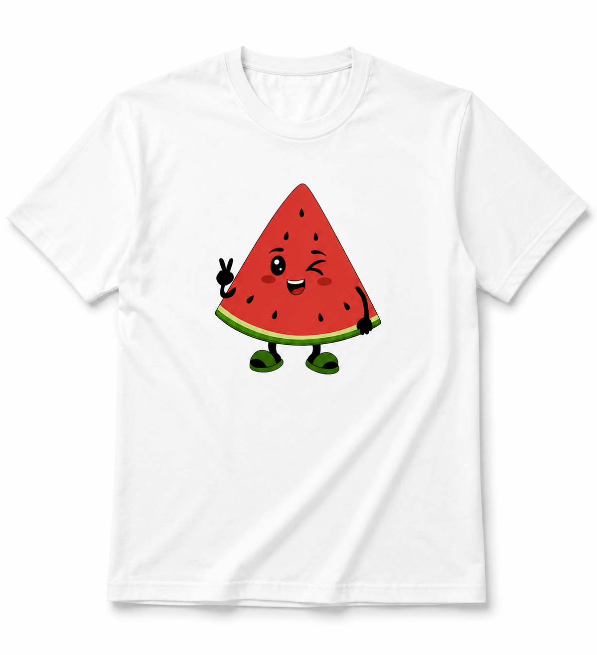 Cute Watermelon T-Shirt – Premium 100% Cotton Graphic Tee