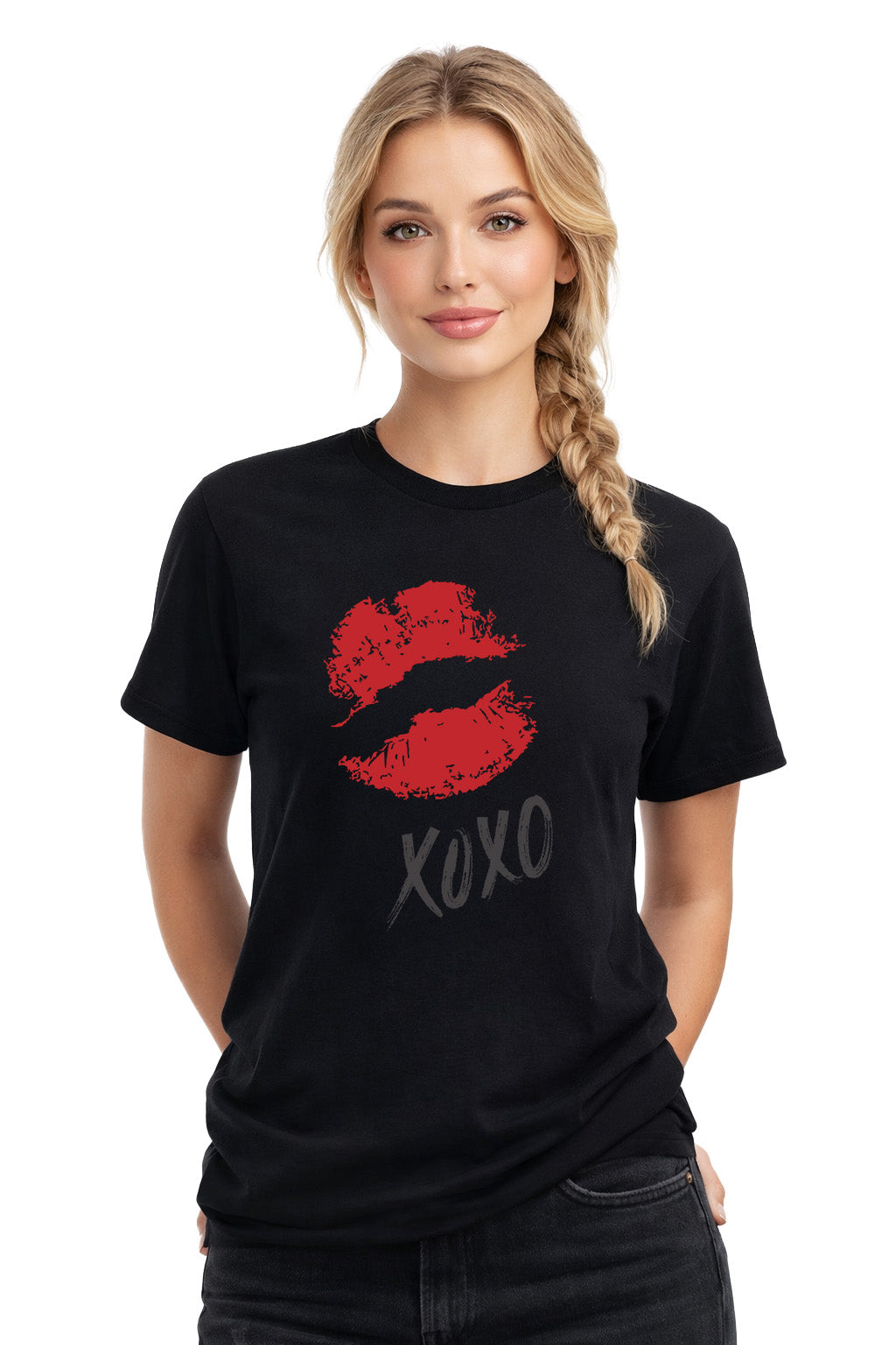 XOXO Lips T-Shirt – 100% Cotton Graphic Tee