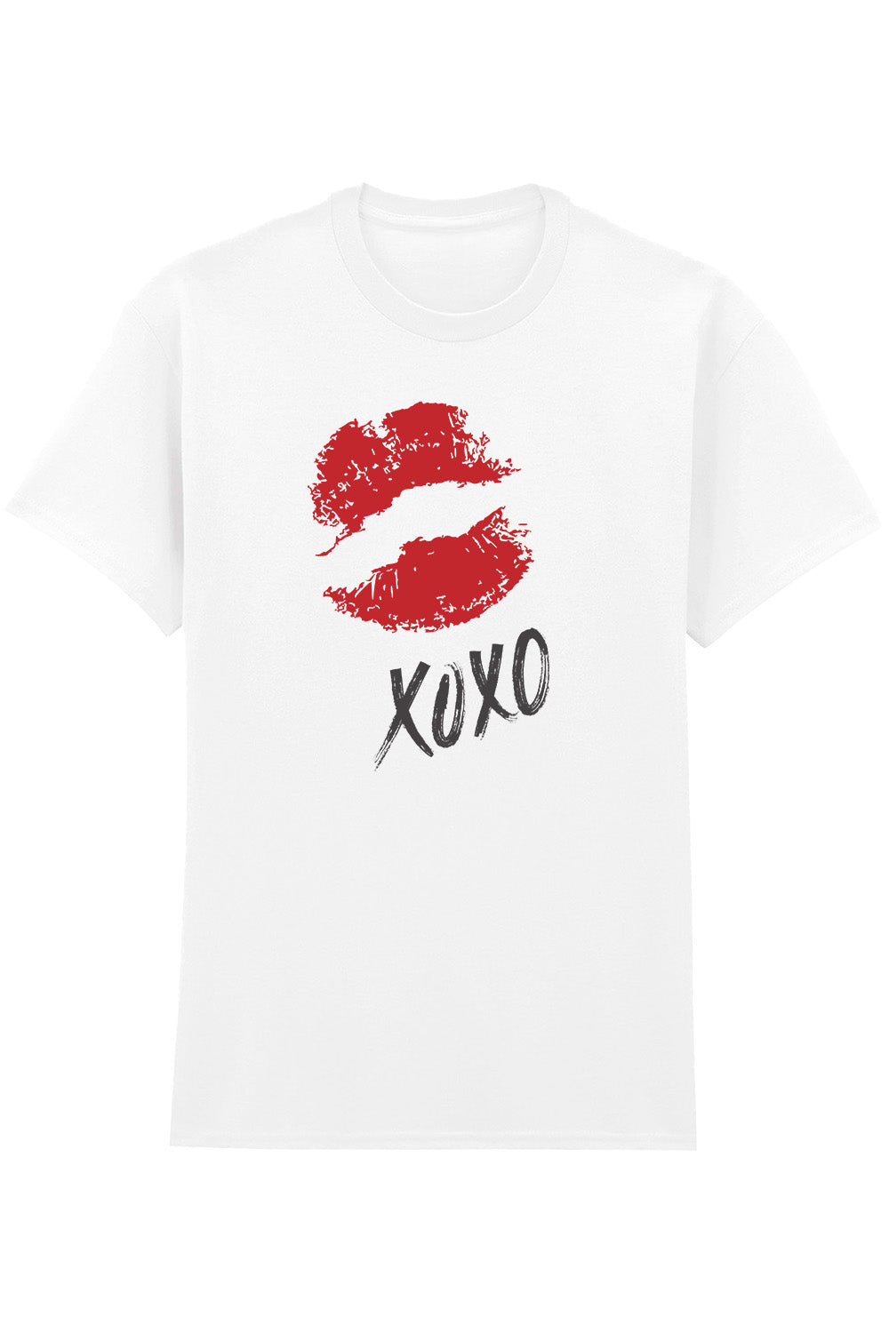XOXO T-Shirt – Red Lips Graphic Tee, Unisex Premium Cotton Streetwear Shirt