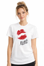 XOXO T-Shirt – Red Lips Graphic Tee, Unisex Premium Cotton Streetwear Shirt