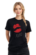 XOXO T-Shirt – Red Lips Graphic Tee, Unisex Premium Cotton Streetwear Shirt